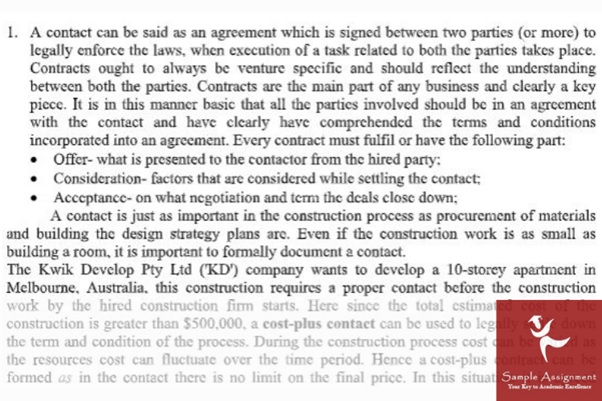 building surveying assignment sample