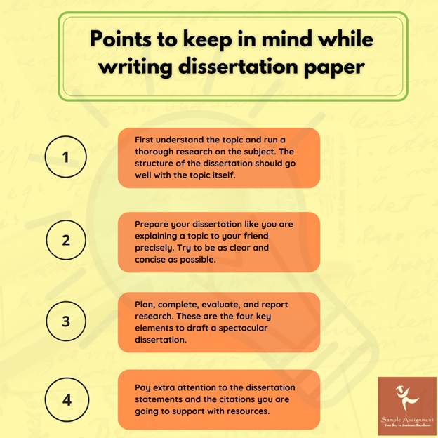 dissertation paper writing tips