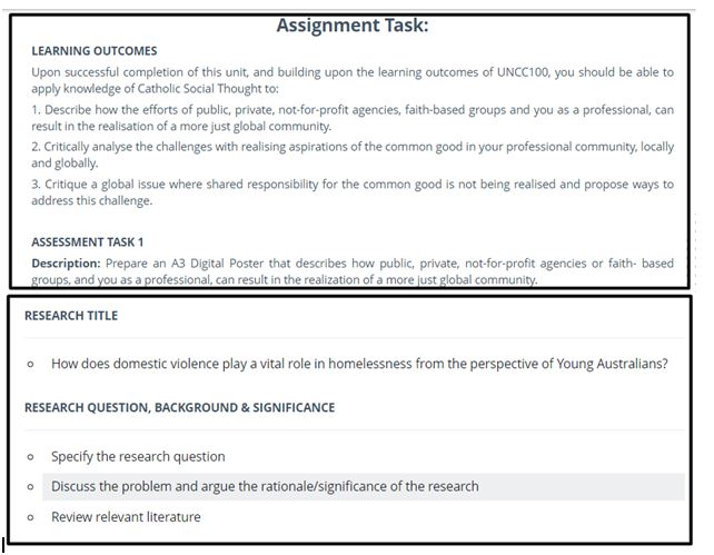 domestic violence assignment question