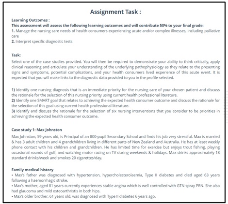 radiotherapy assignment question